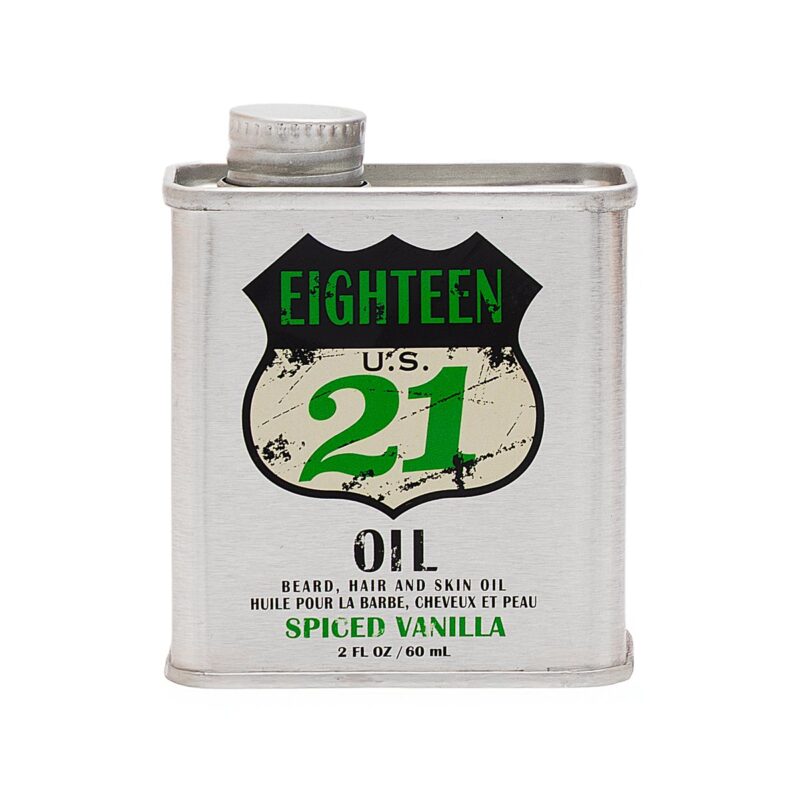 18.21 Man Made Beard Hair & Skin Oil Spiced Vanilla 60ML